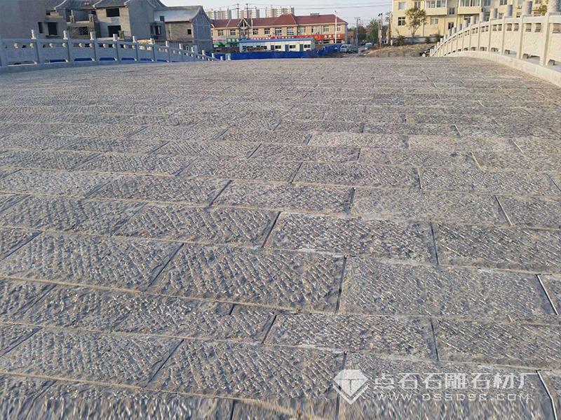 青石石材铺装效果